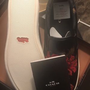 Coach Floral slip on